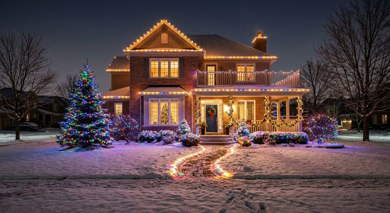 Xmas Lights Installation in Kansas City, KS