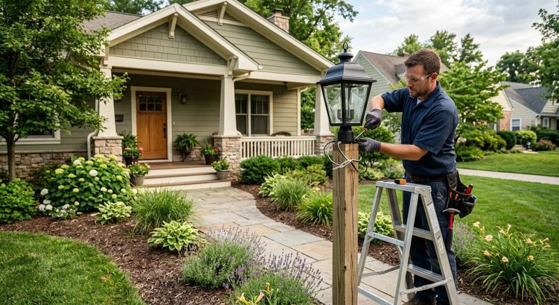 Garden Lighting Installation in Pasadena, CA