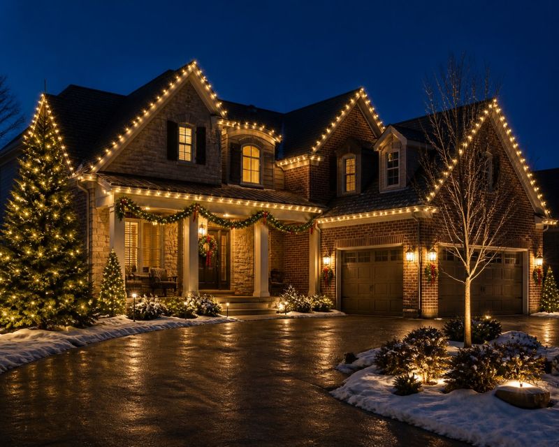 Holiday Lights Installation in Olathe, KS